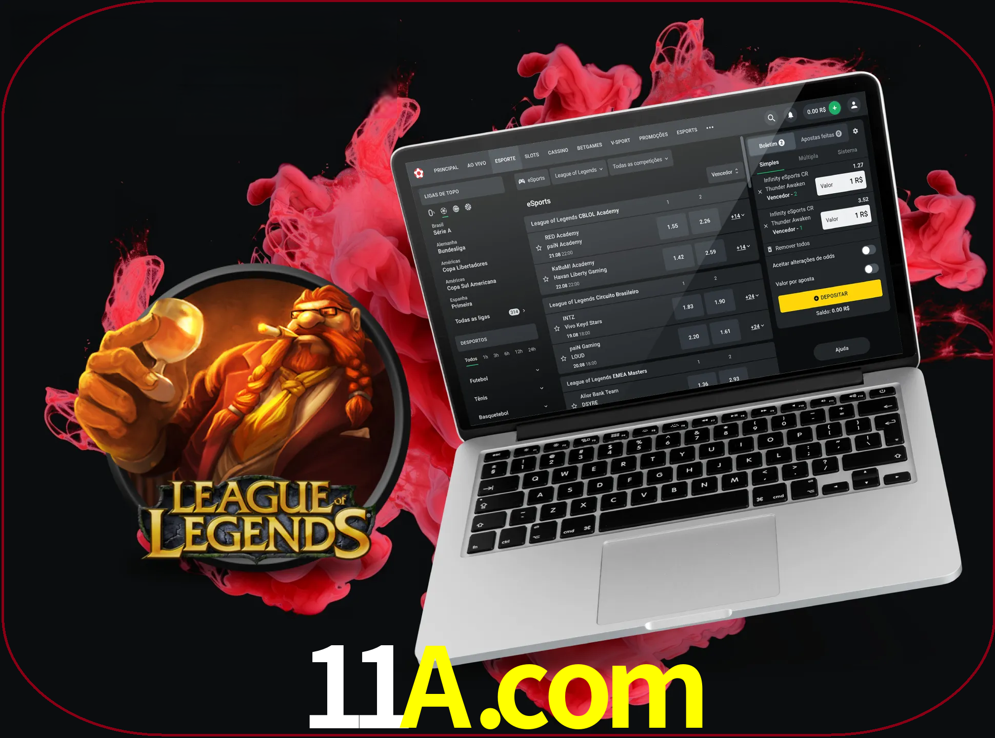 Se é um fã deste jogo, muitos torneios fantásticos que o vão surpreender estão disponíveis no 11a.